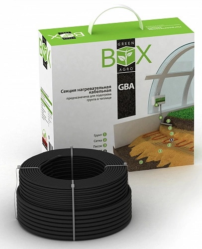 Комплект для обогрева грунта теплиц GREEN BOX AGRO на 2 кв.м.